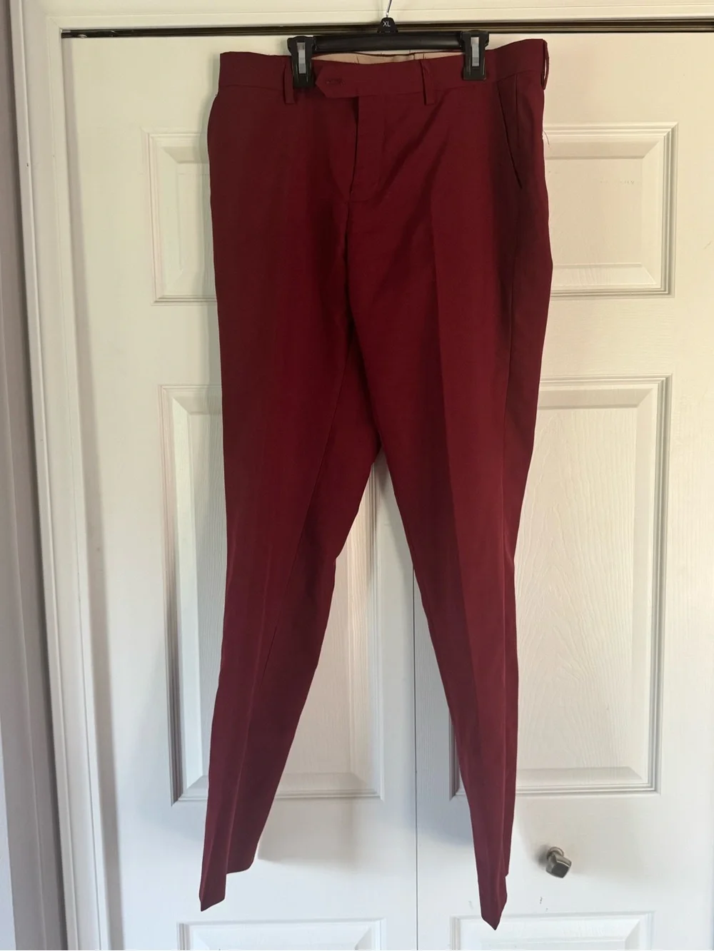 OPPOSUITS Men’s Burgundy Blazer - Two-Button Suit Jacket and pants - size 38